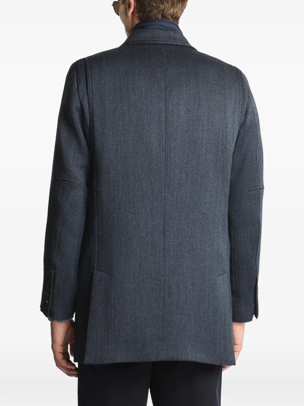 Fay Driving double coat Blauw