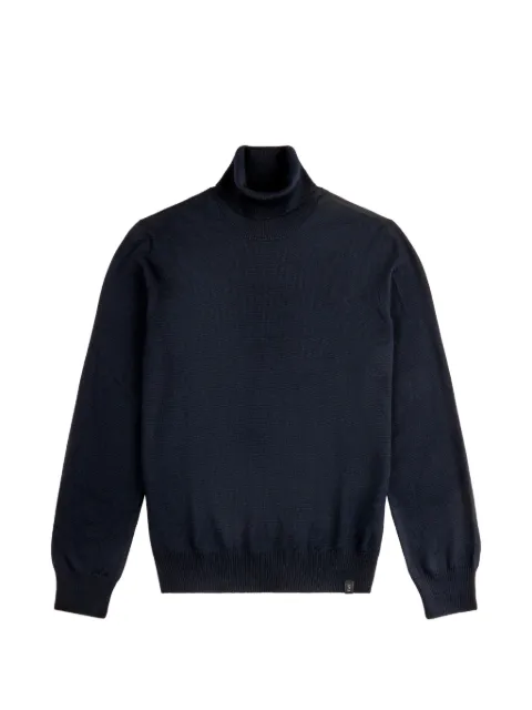 Fay roll-neck ribbed-trim sweater