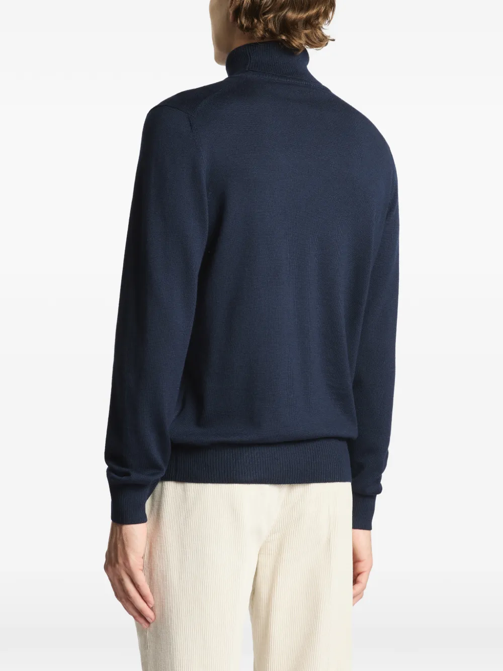 Fay Coltrui met geribbelde zoom Blauw