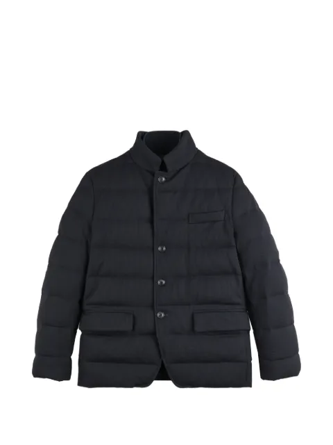 Fay quilted double-breasted jacket