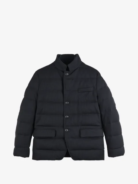 Fay quilted double-breasted jacket