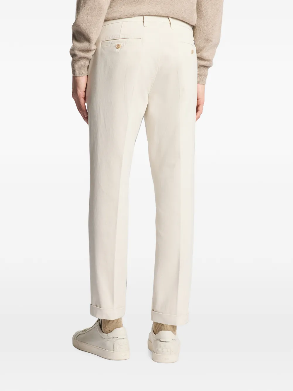 Fay Capri broek met gekreukt effect Beige
