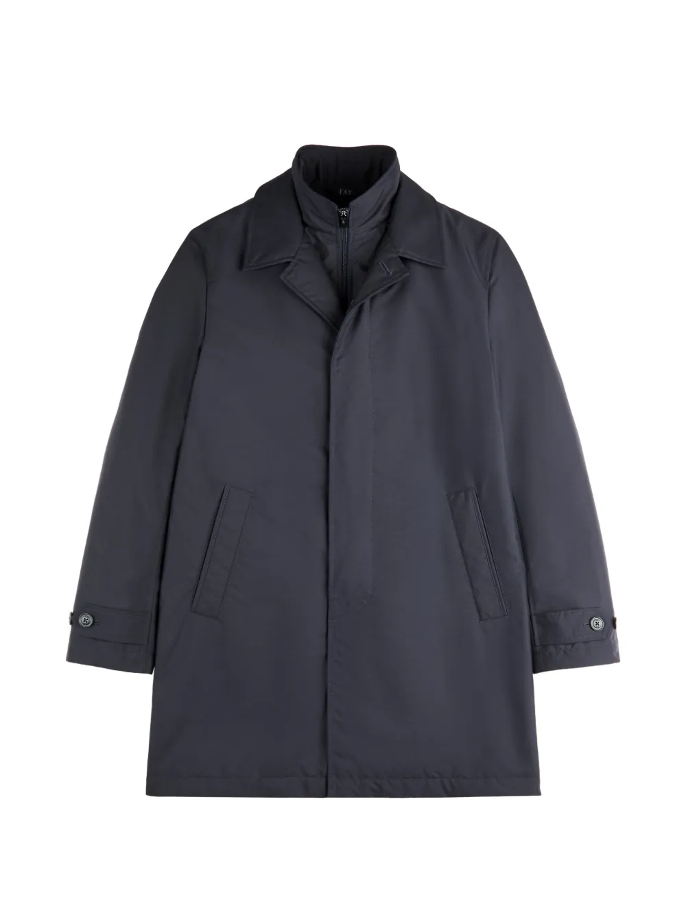 Fay Morning double-front coat - Blu