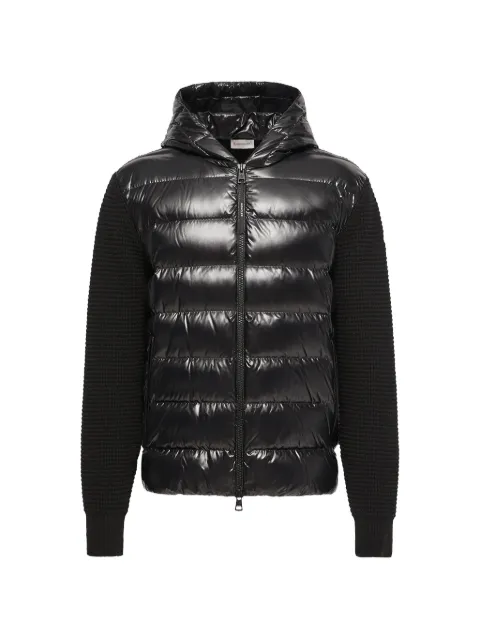 Moncler quilted hooded jacket