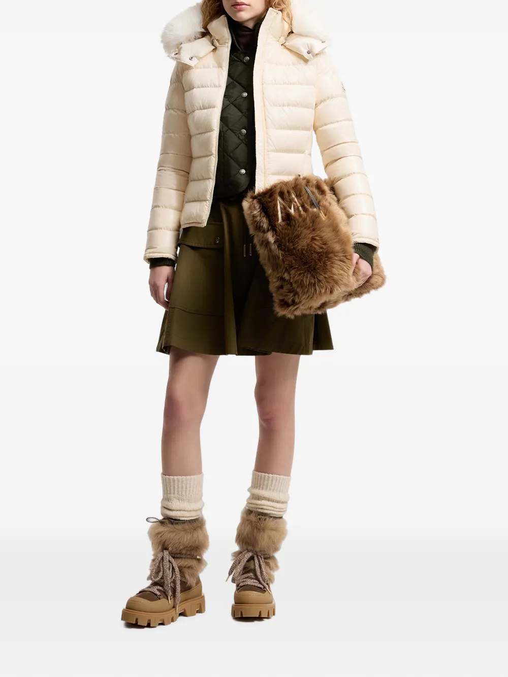 Moncler Gewatteerd jack Wit