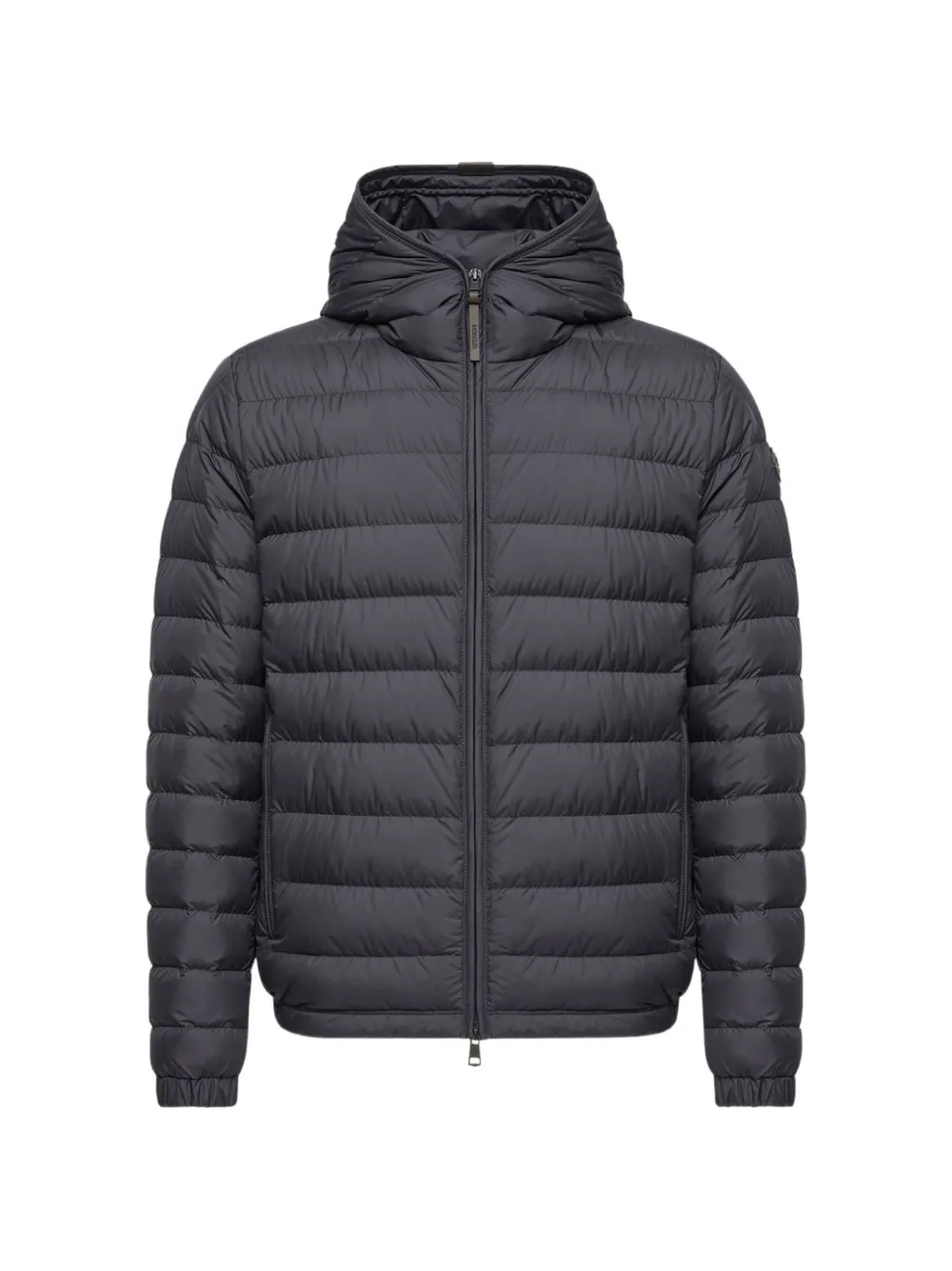 Moncler Solien donsjack met capuchon Grijs