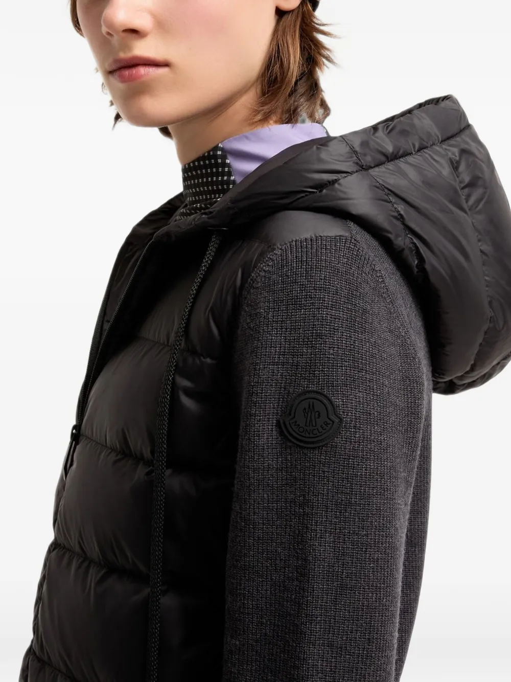 Moncler Vest met capuchon Grijs