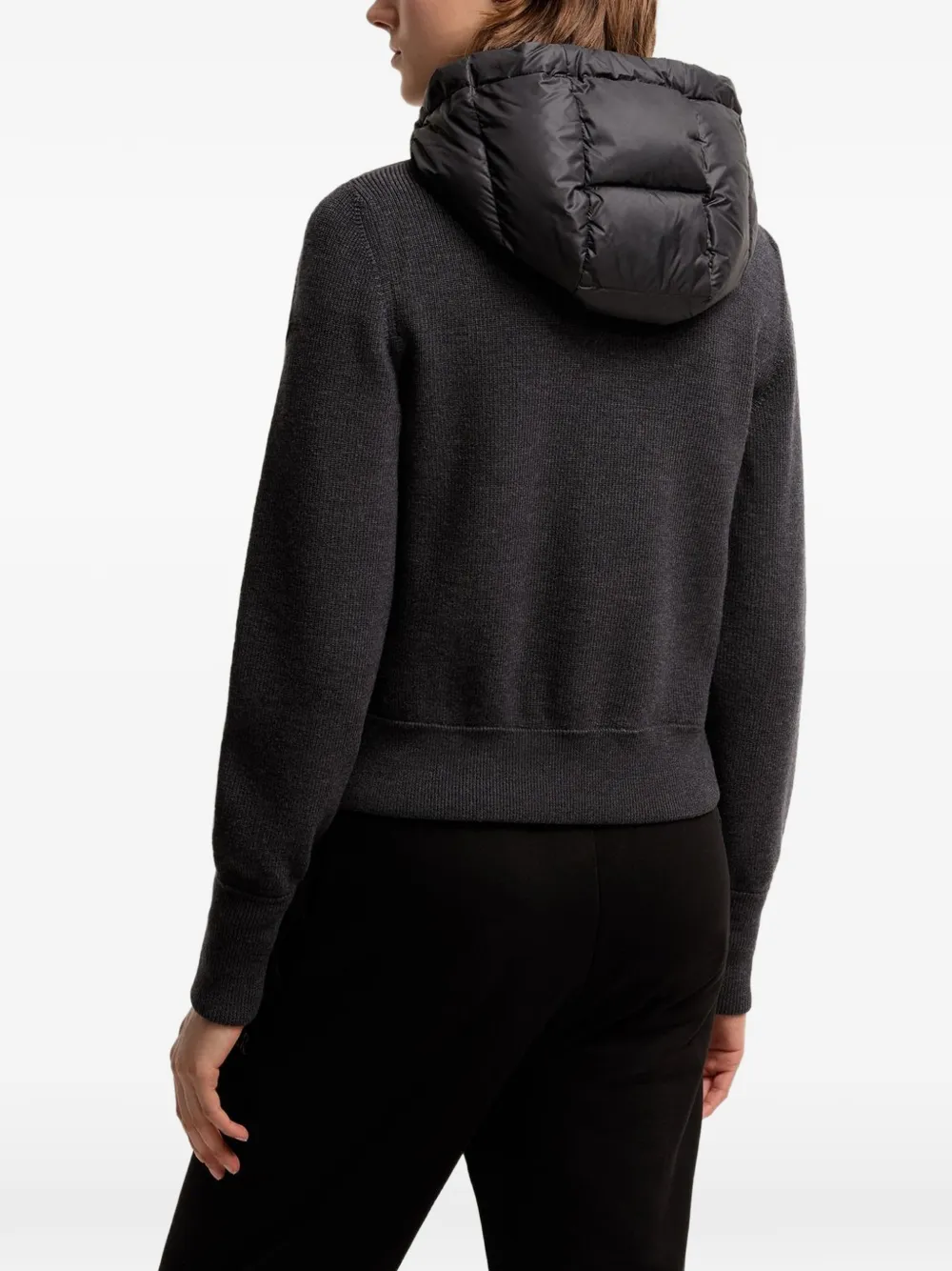 Moncler Vest met capuchon Grijs