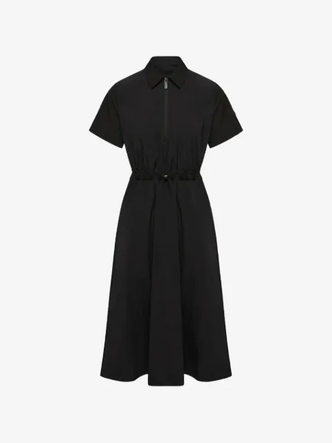 Moncler Midi-jurk met trekkoordtaille en rits