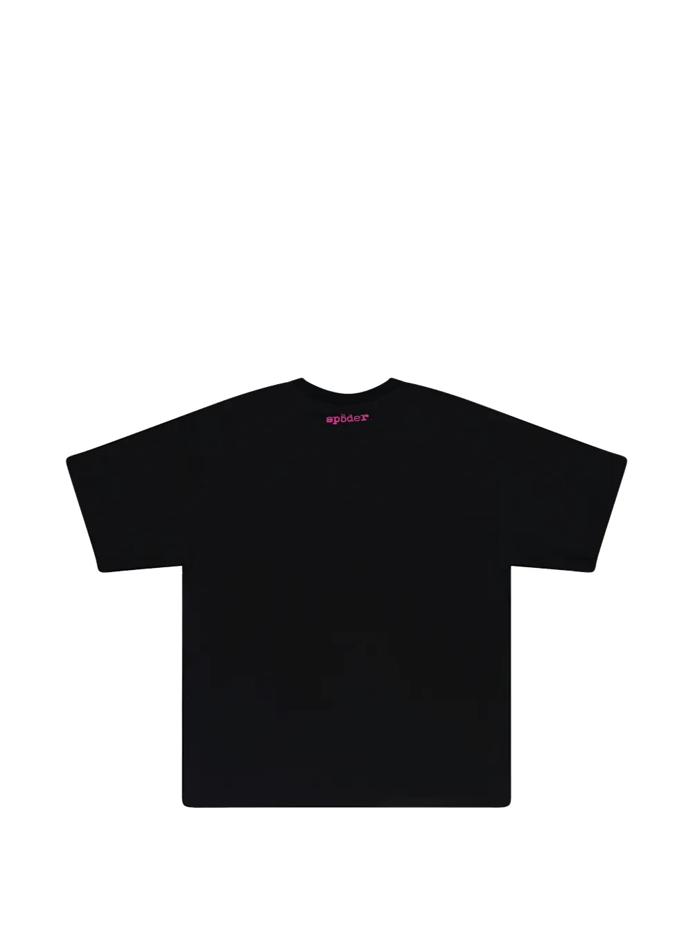 SP5DER T-shirt met logoprint Zwart