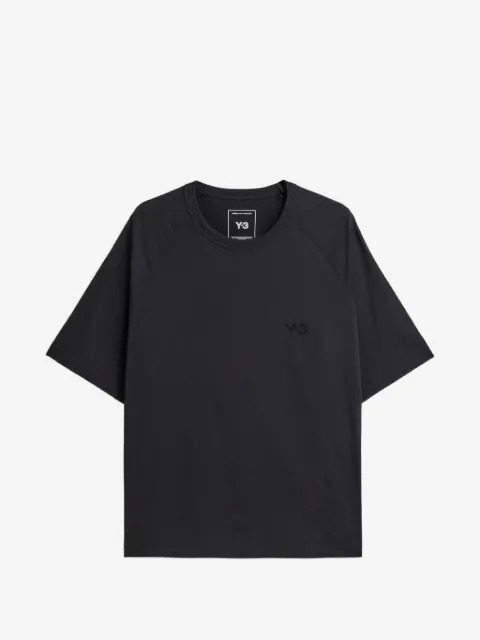 Y-3 logo-print raglan-sleeve T-shirt