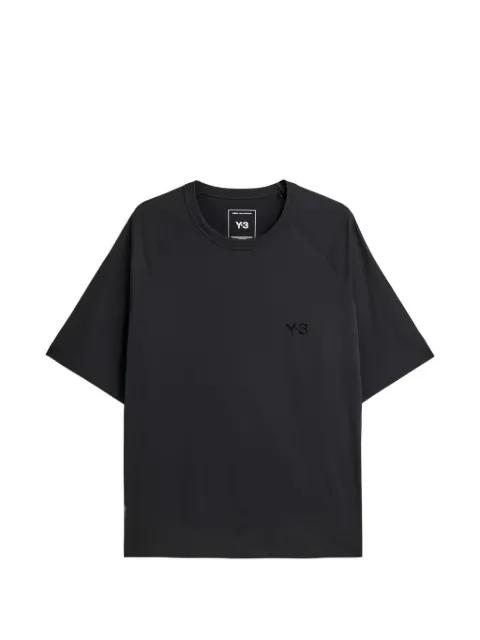 Y-3 logo-print raglan-sleeve T-shirt