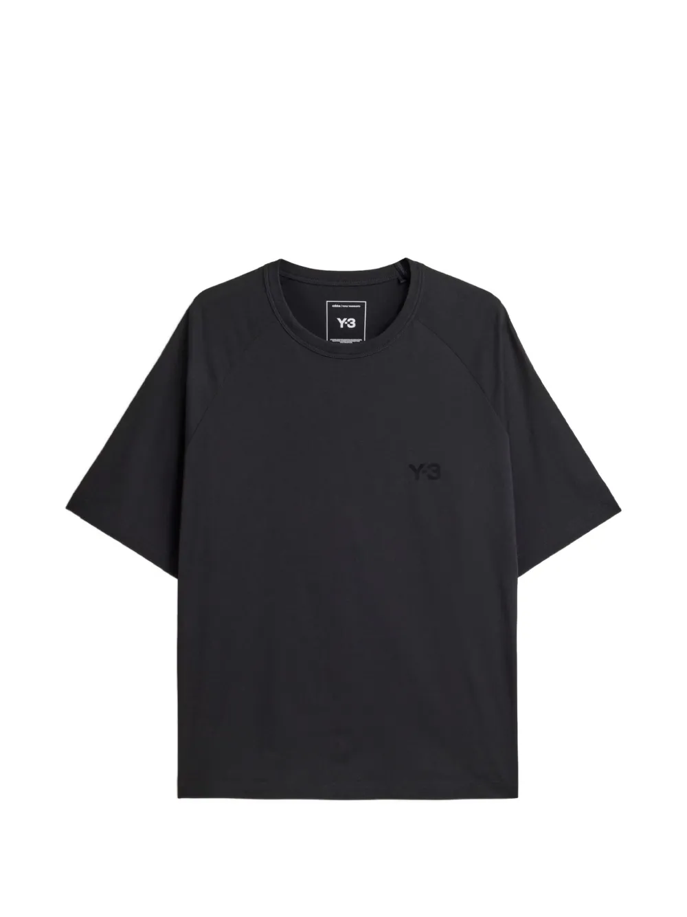 Y-3 logo-print raglan-sleeve T-shirt