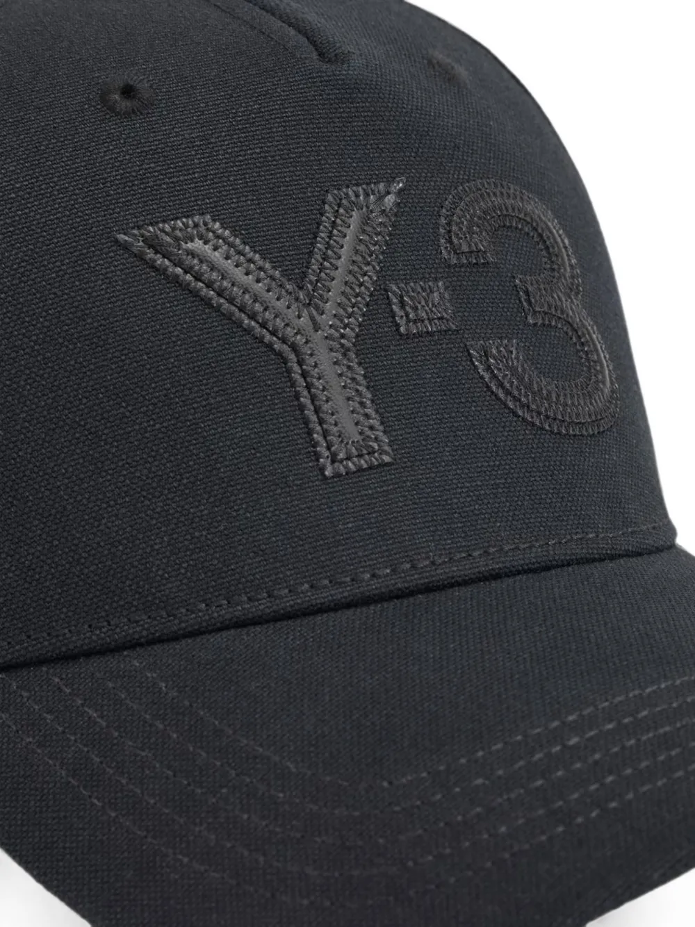 Y-3 Honkbalpet met geborduurd logo Zwart