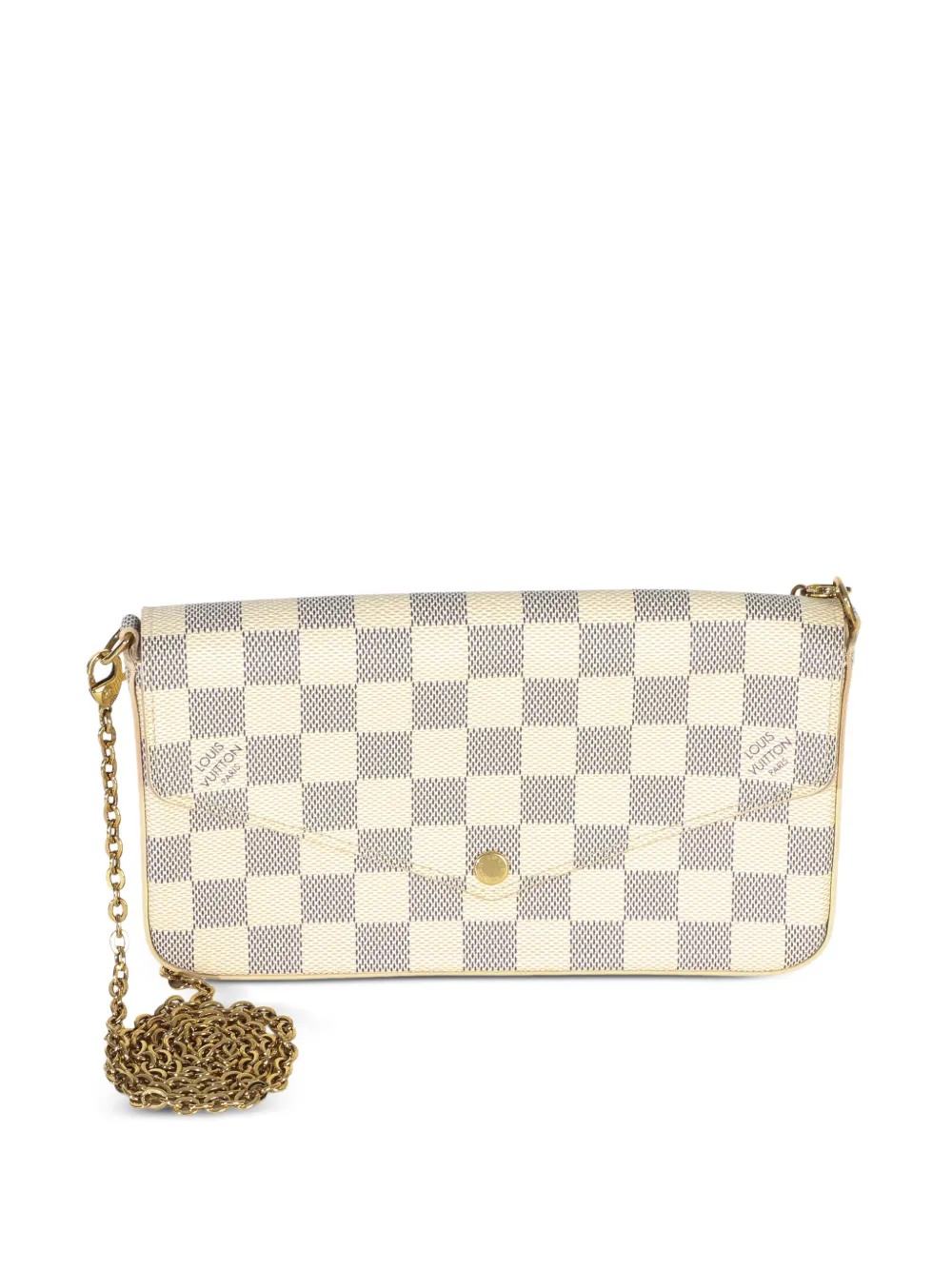 Louis Vuitton Pre-Owned 2021-2025 Felicie Damier Azur bag - Toni neutri