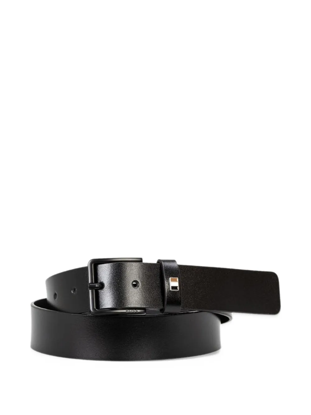 BOSS leather belt - Nero