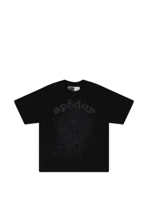 SP5DER x Adidas graphic-print T-shirt | Black | FARFETCH