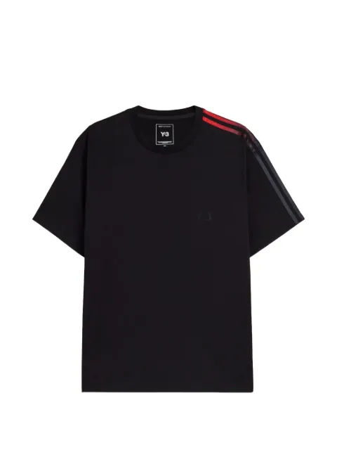 Y-3 gradient stripes short sleeve T-shirt