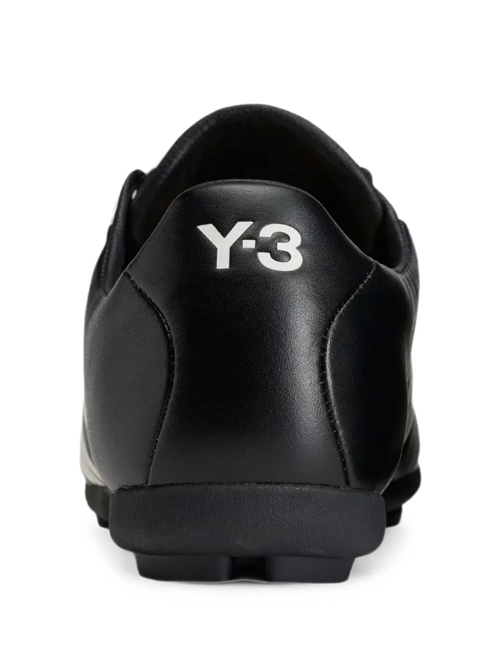 Y-3 logo-print panelled sneakers Zwart