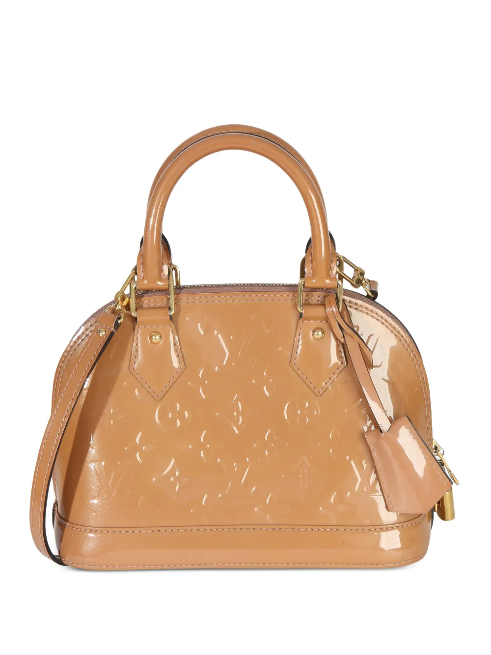 Louis Vuitton Pre-Owned 2013 BB Vernis Alma Monogram handbag - Braun