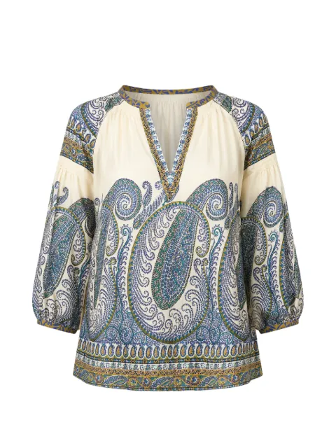 BOTEH Arcadia paisley smock blouse