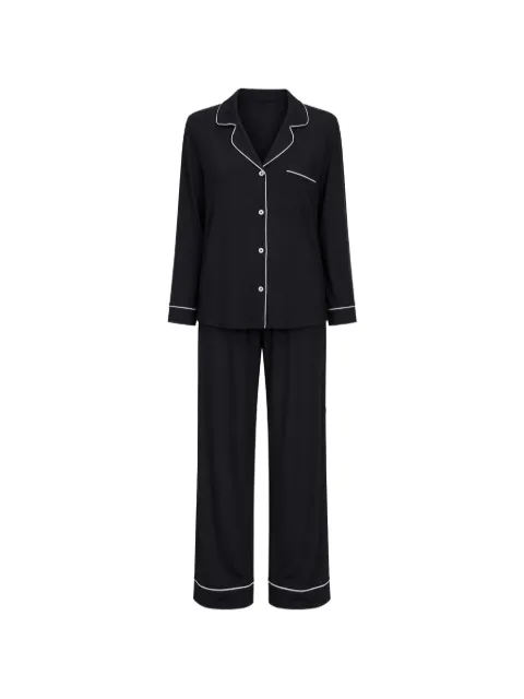 Eberjey Gisele contrast-piping pajamas