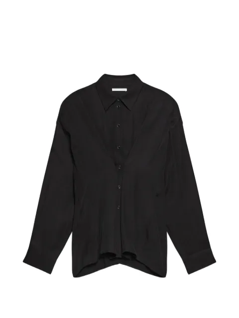 Helmut Lang cinched long-sleeve shirt