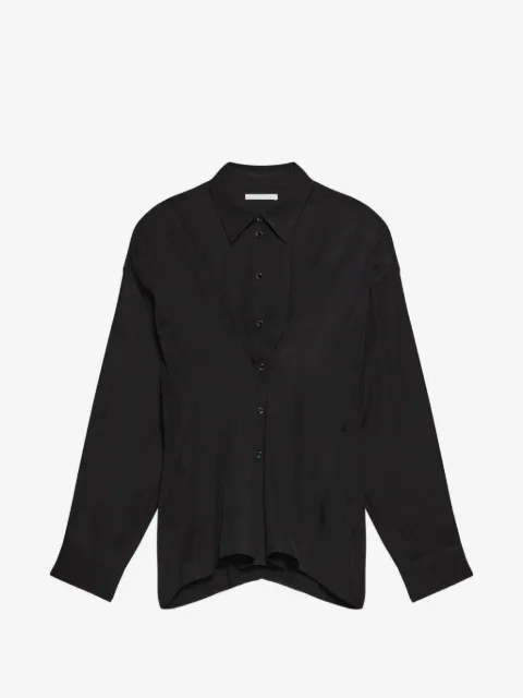 Helmut Lang cinched long-sleeve shirt