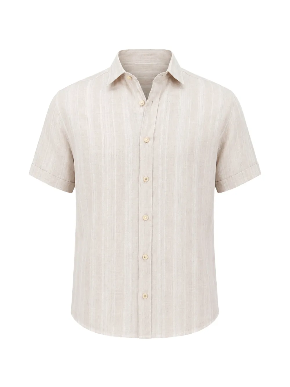 Pya Stripe-pattern Short-sleeve Shirt In Neutral