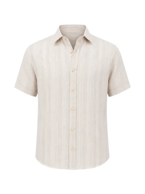 Pya stripe-pattern short-sleeve shirt