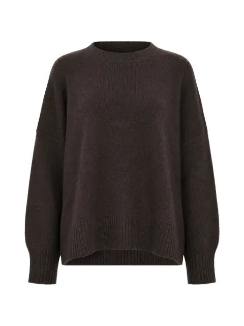 Oyuna ribbed-trim drop-shoulder sweater