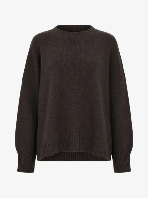 Oyuna ribbed-trim drop-shoulder sweater