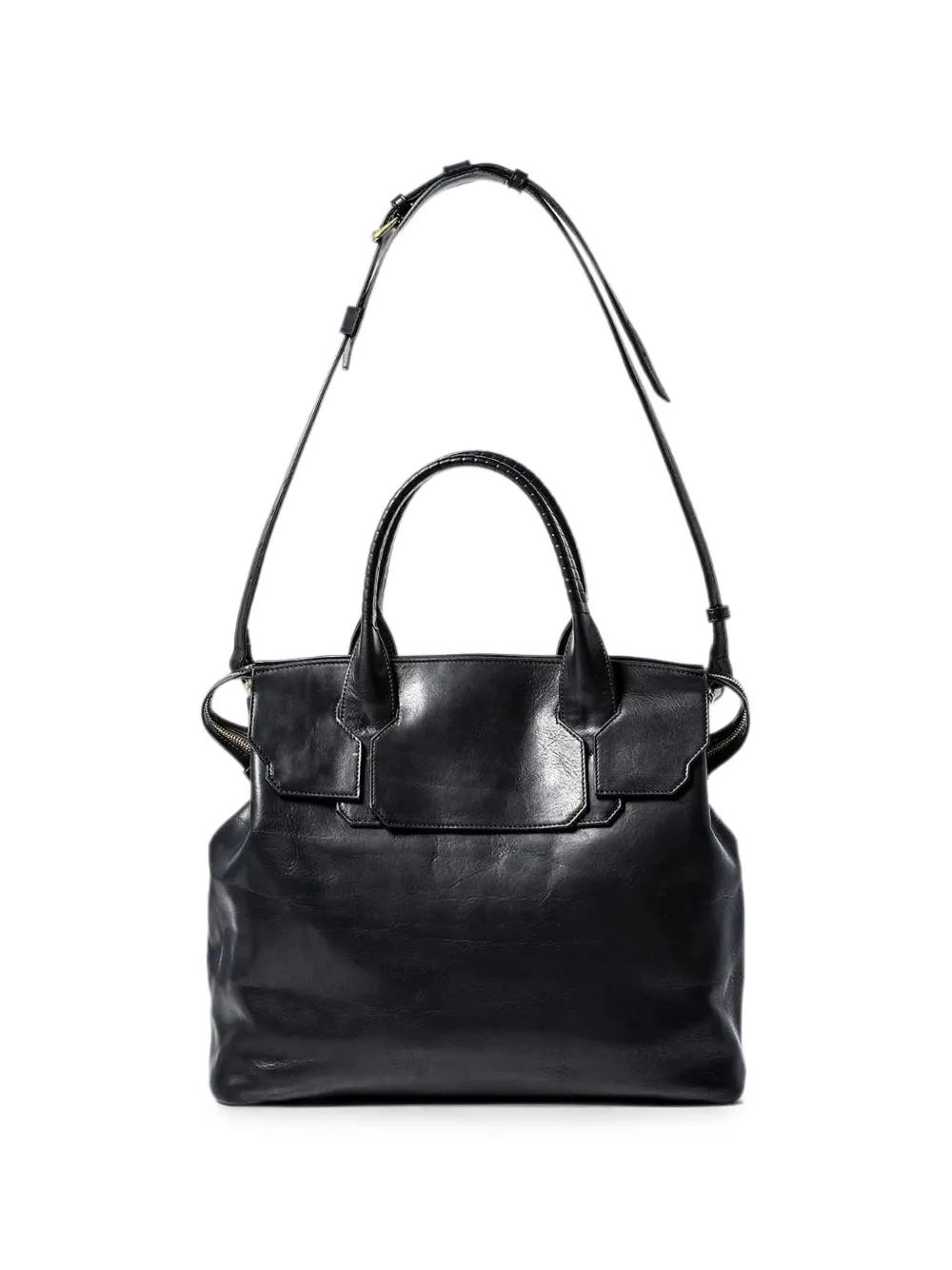 Cornelian Taurus By Daisuke Iwanaga mid Key Hole Boston tote bag - Nero