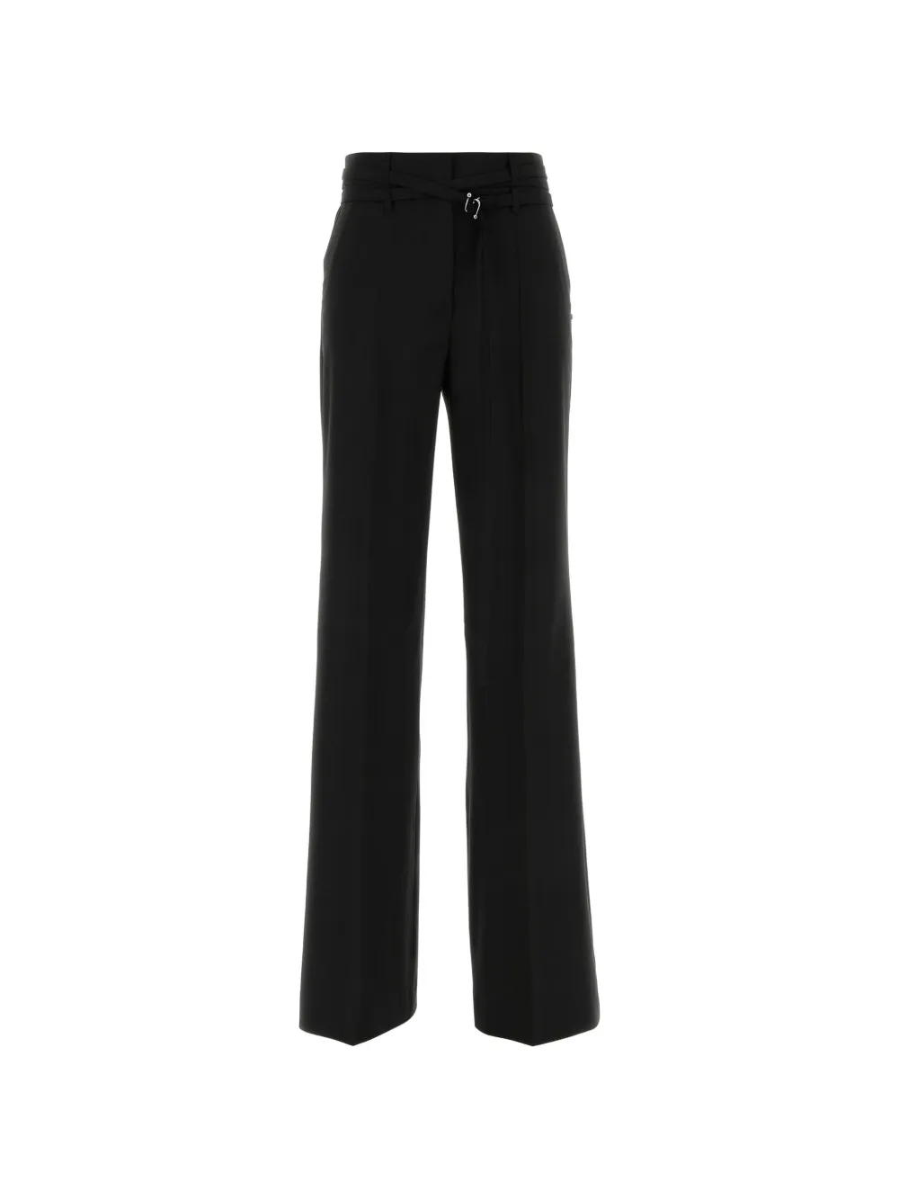 Sportmax belted straight-leg trousers - Nero