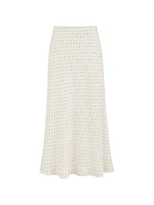 Issey Miyake Shadow Study Pleated Maxi Skirt | White | FARFETCH