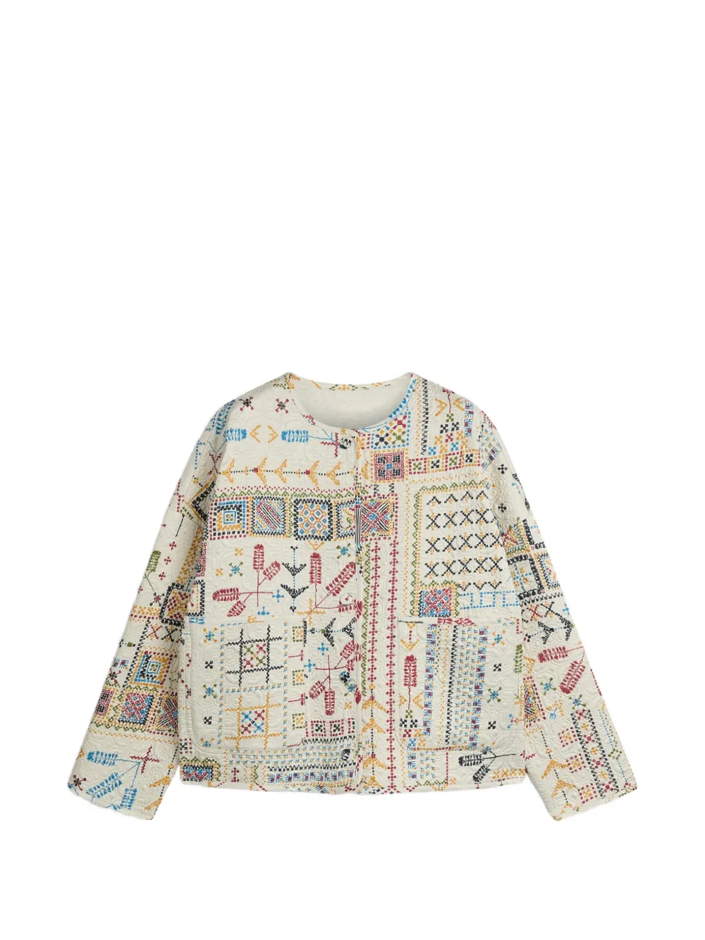 MOMONÌ Gelsomino gewatteerd jack Beige