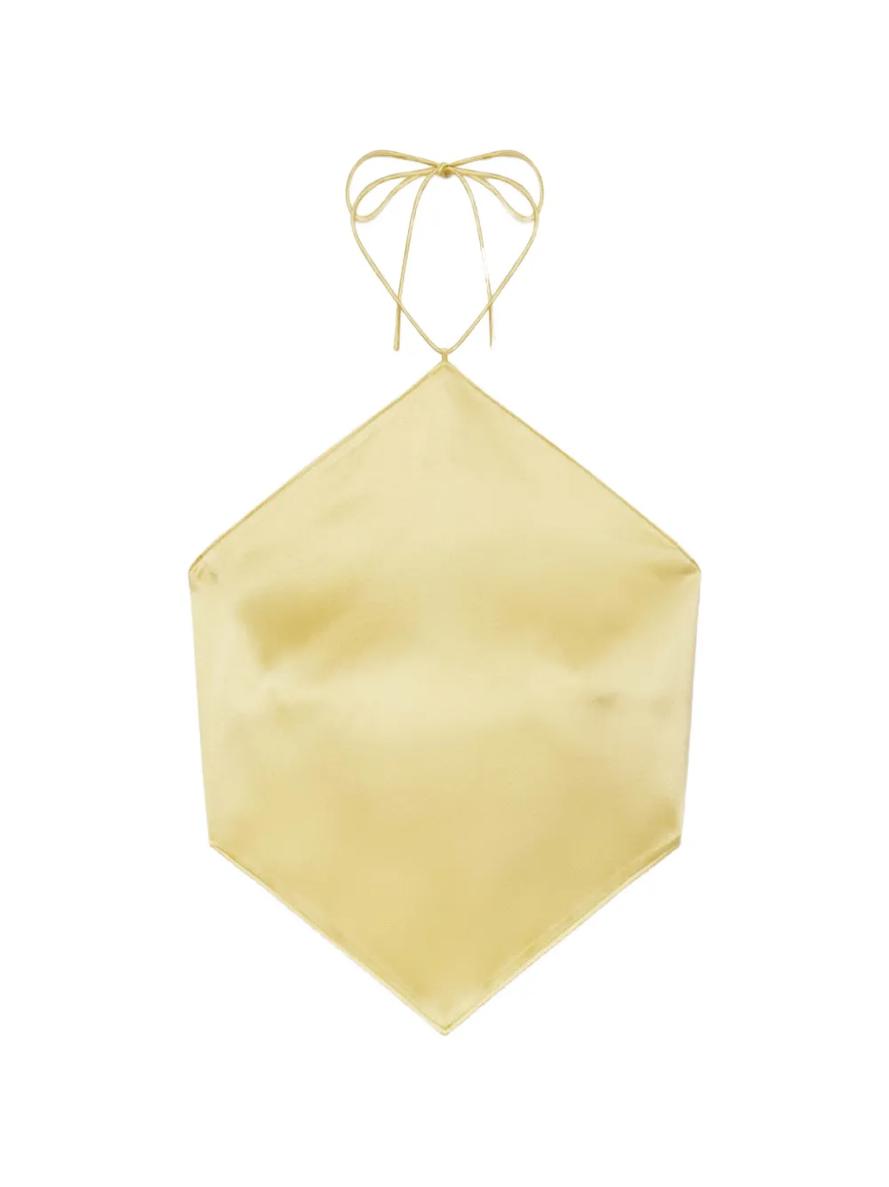 ÉTERNE Freya halterneck top - Giallo