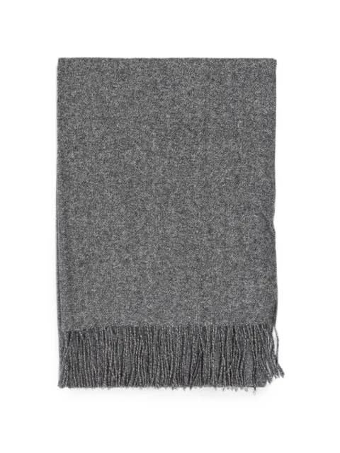GOIA fringed marl scarf