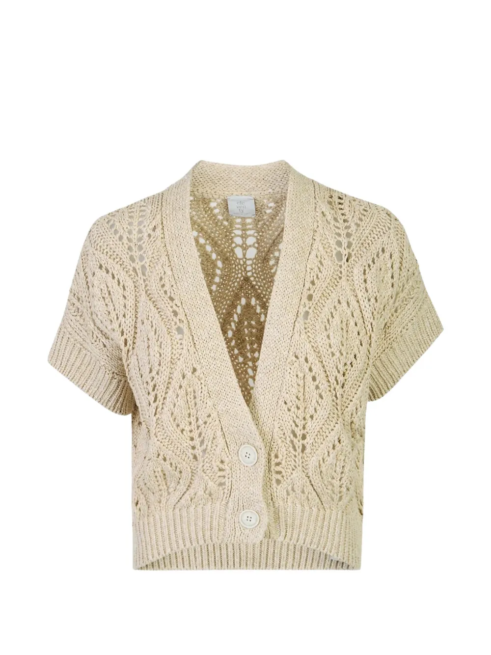 Eleventy short-sleeve cardigan - Toni neutri