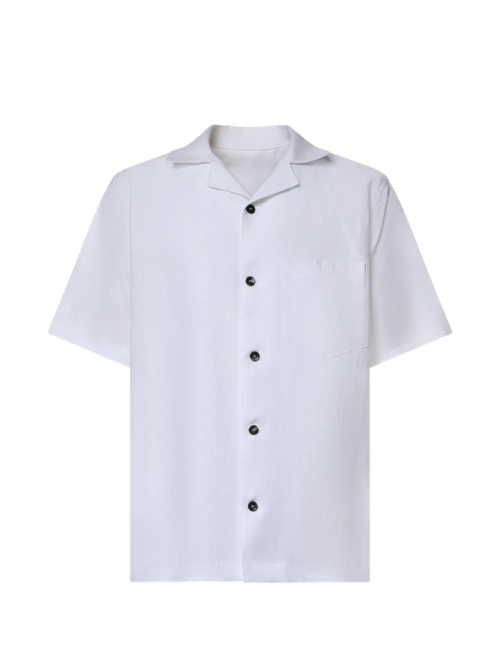 michael coal Mc Dale short-sleeve pocket-detail shirt - Bianco