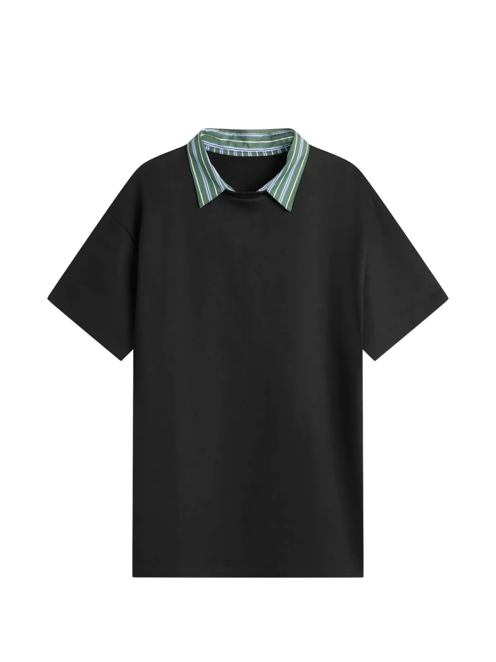 HommeGirls striped-collar mini dress