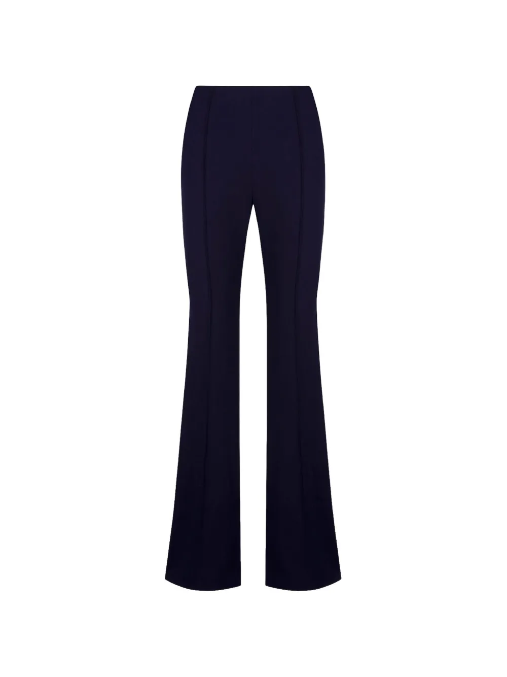 Smythe Pintuck Flared Trousers In Blue