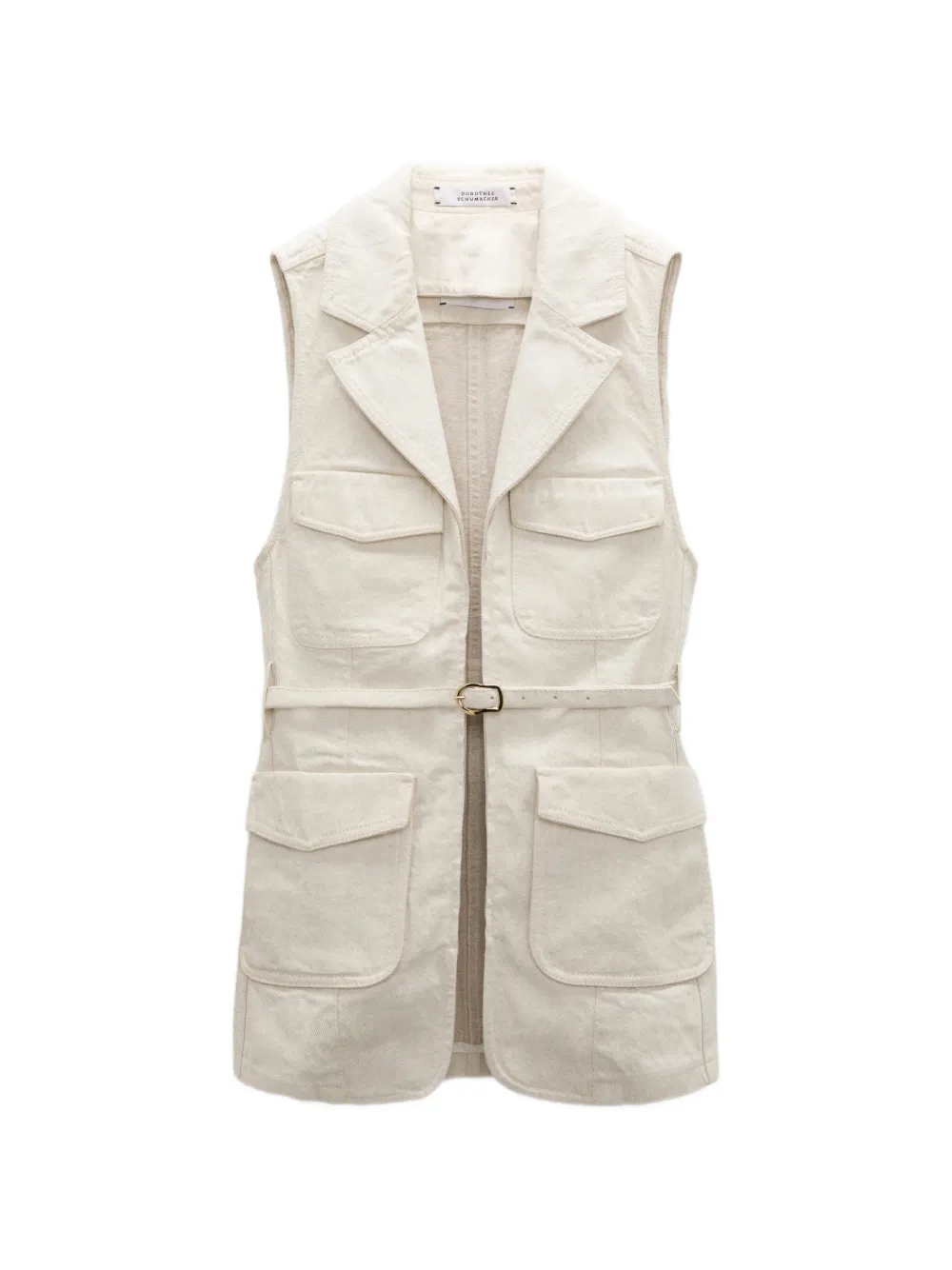 Dorothee Schumacher Summer of Love Weste mit Gürtel - Nude