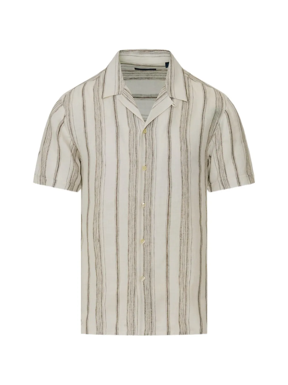 Pya Striped Short-sleeve Shirt In Neutral