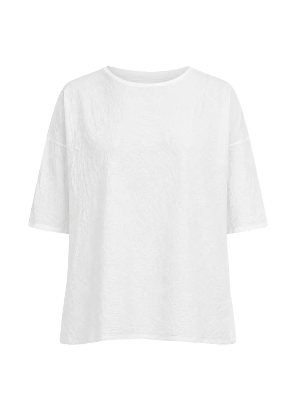 Labo Art Franca crinkled T-shirt - Bianco