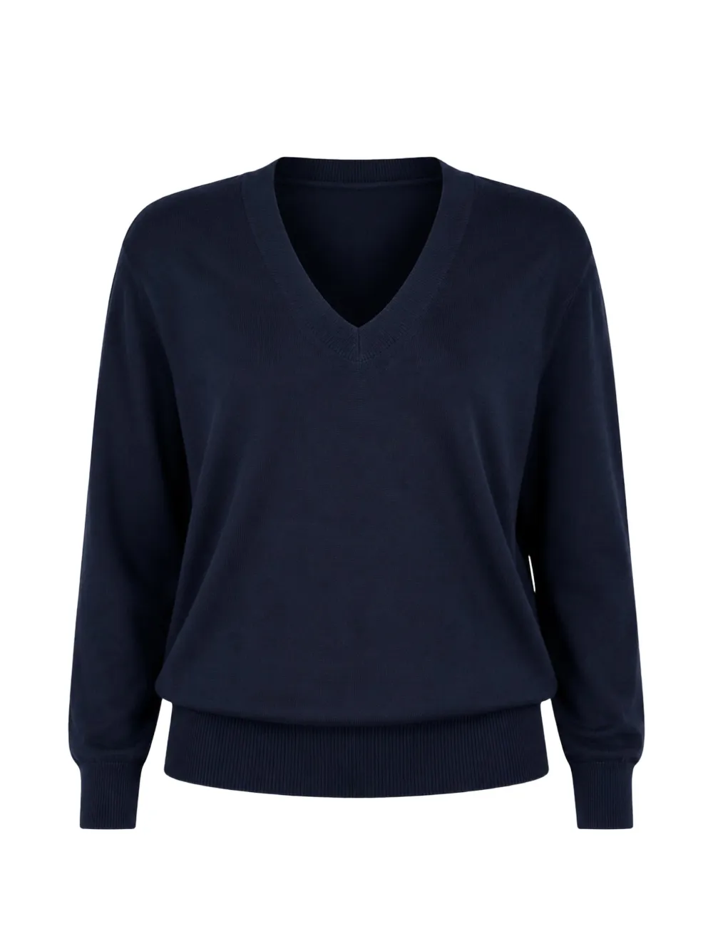 PATRICK ASSARAF relaxed-fit V-neck sweatshirt - Blu