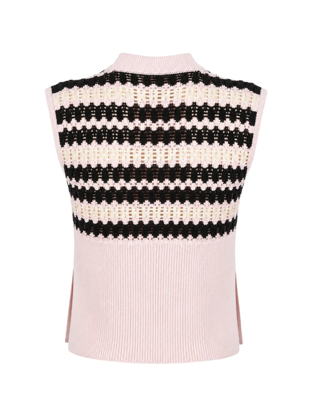 Plan C Gestreepte spencer Roze