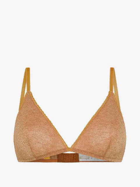 MOMONÌ soutien-gorge Amethist en jersey métallisé