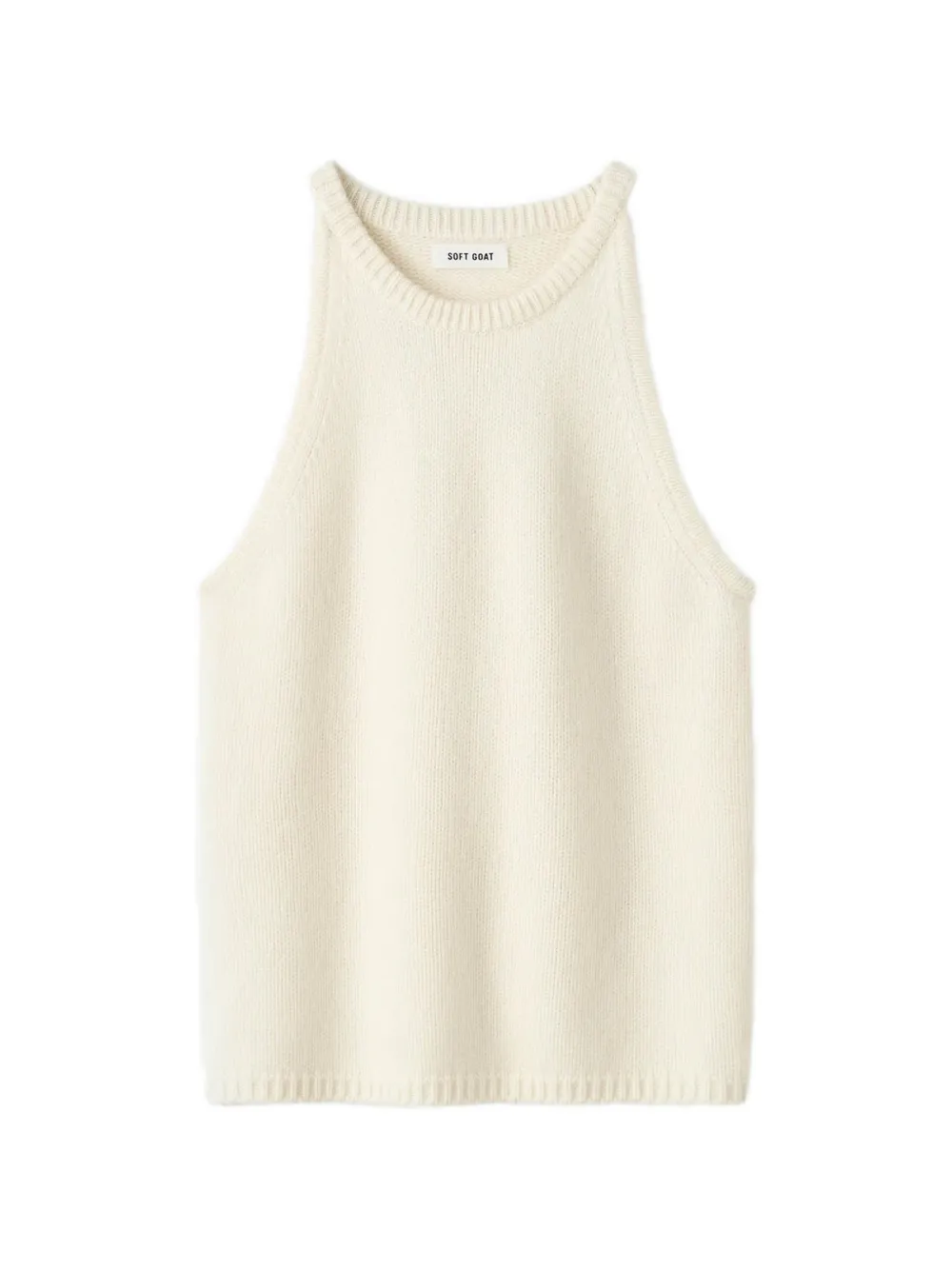 Soft Goat cashmere top - Toni neutri