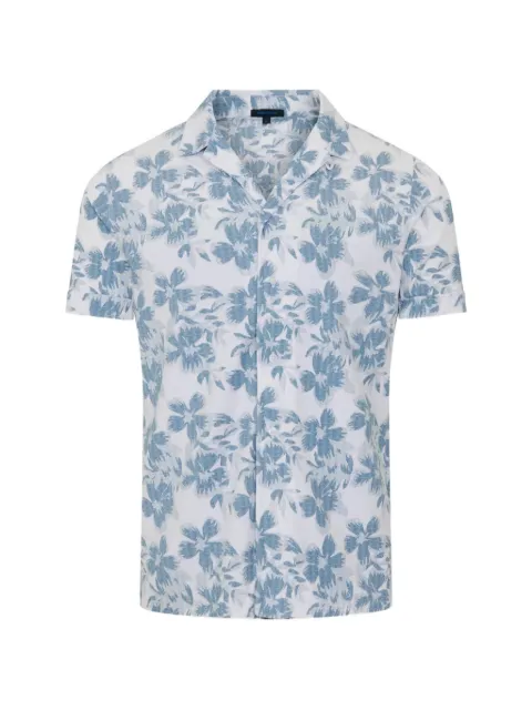 PATRICK ASSARAF floral-print short-sleeve shirt